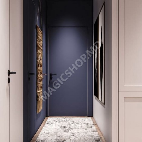 Usa interior ascunsa Invisible SLIM Cant Aluminiu Crom